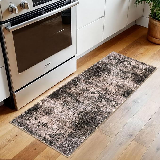 IOHOUZE Abstract Runner Rug 2x5 Ft Washable Runners