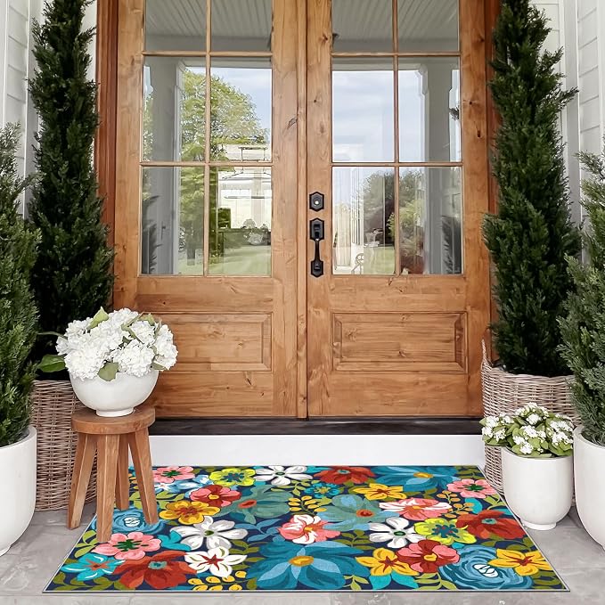 Floral Outdoor Rug