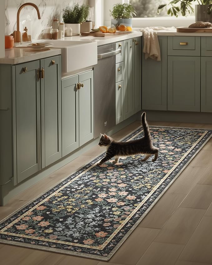 Washable Kitchen Rug Runners for Hallways: 2'x6' Entryway Rug