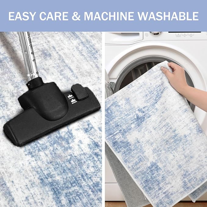 IOHOUZE Abstract Area Rug 3x5 Ft Washable Rugs
