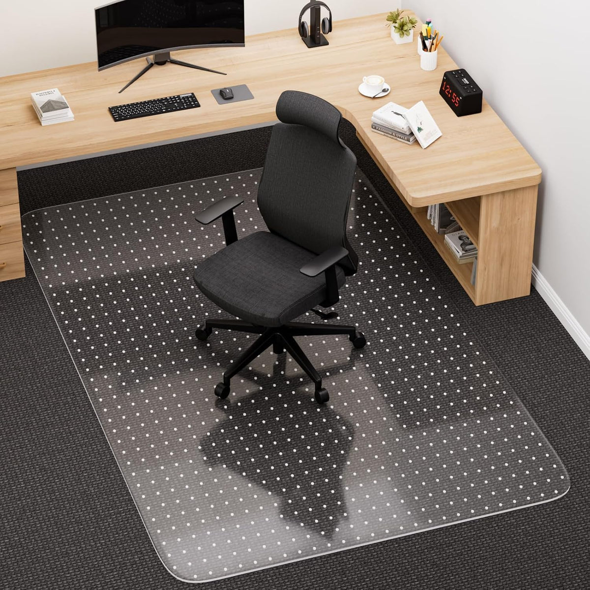 Office Chair Mat for Carpet, 48" x 60" Clear Desk Chair Mat