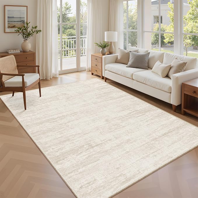 6x9 Area Rugs for Living Room, Non-Slip Modern Abstract Soft Large Washable Rug