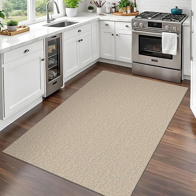 EARTHALL Washable Area Rug 3x5 Ft Non Slip Rugs