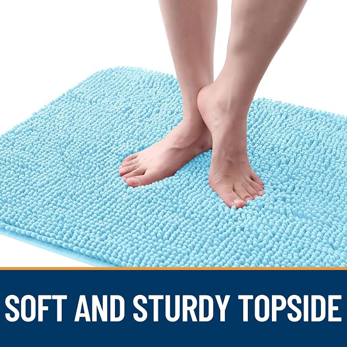 OLANLY Dog Door Mat for Muddy Paws 34x21, Absorbs Moisture and Dirt, Absorbent