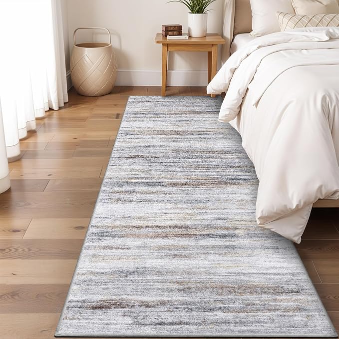 3x6 Washable Runner Rug for Family: Easy-to-Clean Runners for Hallway Entryway