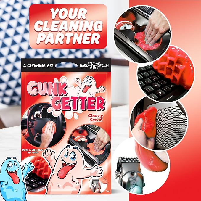 Cleaning Gel for Those Hard to Reach Places, Automotive Cup Holder Electronic