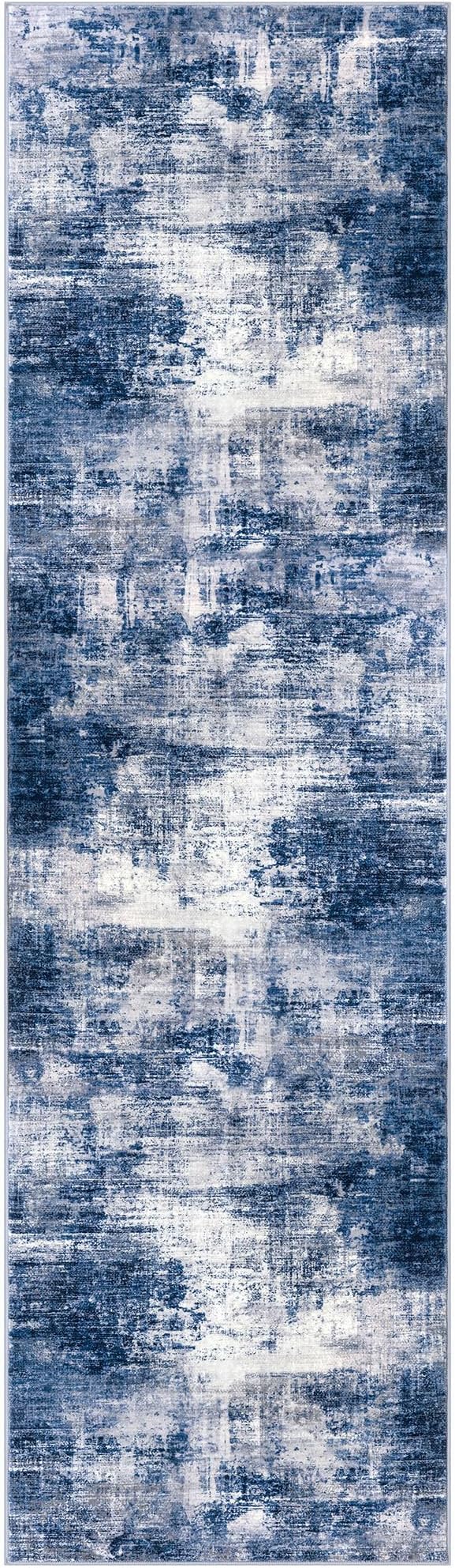 IOHOUZE Abstract Runner Rug 3x10 Ft Washable Runners