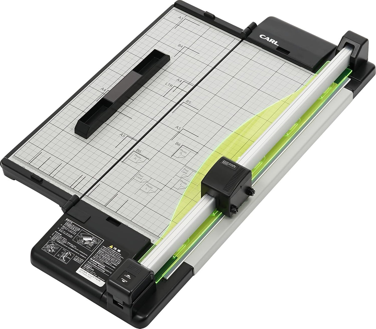 Carl DC-F5300 Cutting Machine, Paper Cutter, Slim, A3 Compatible, 50 Sheets
