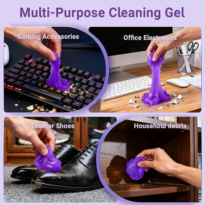 Car Cleaning Gel Reusable 2Pack