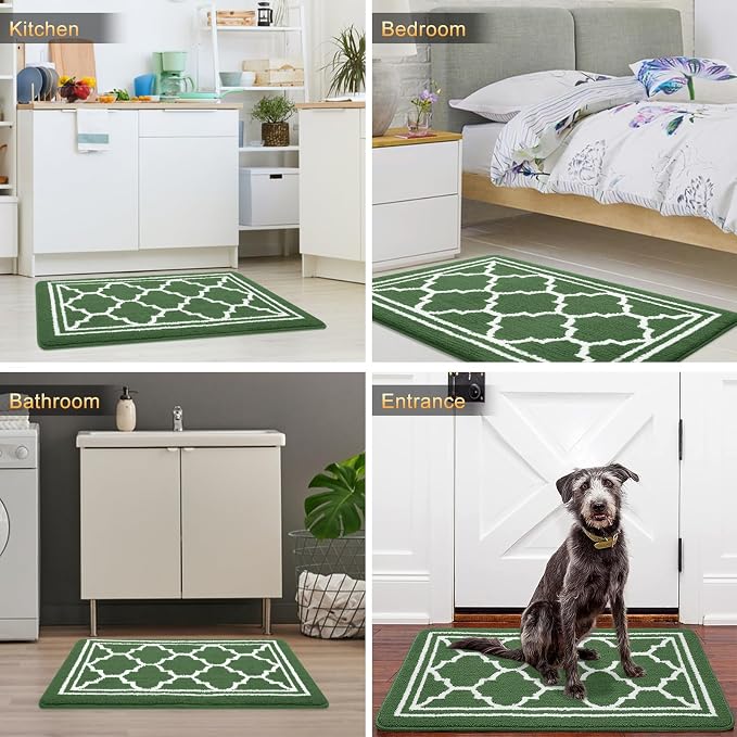 Buganda Indoor Door Mat, Dirt-Resistant and Absorbent Doormat, Low Profile