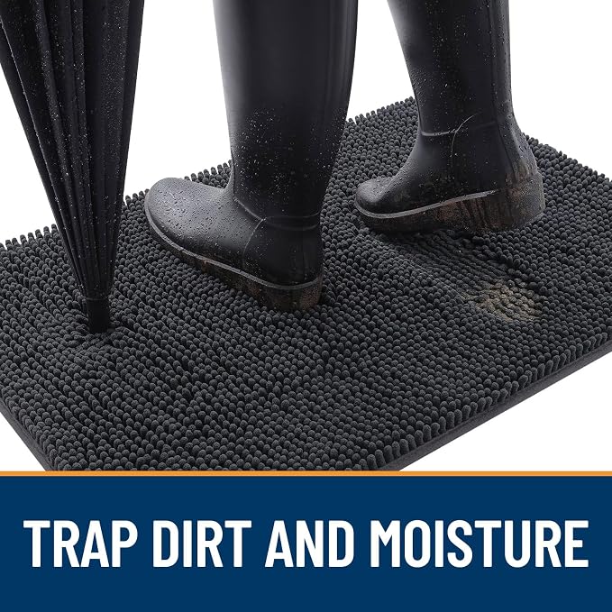 OLANLY Dog Door Mat for Muddy Paws 70x46, Absorbs Moisture and Dirt, Absorbent