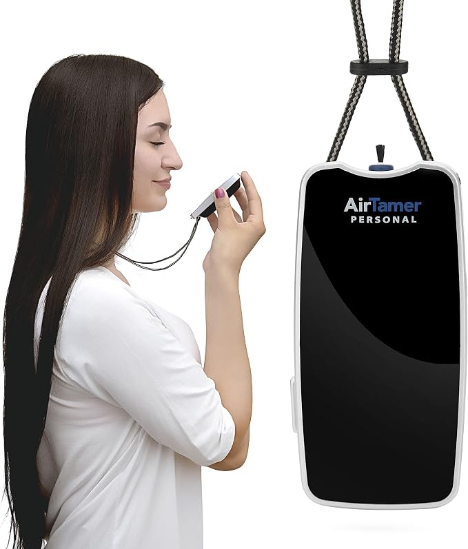 AirTamer A310 Rechargeable Personal Air Purifier, Proven Performance, Virus and