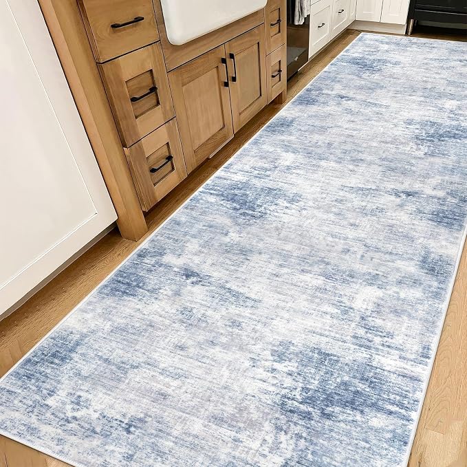 IOHOUZE Abstract Runner Rug 3x14 Ft Washable Runners