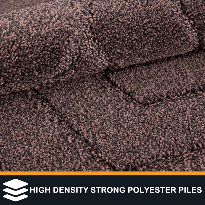 PURRUGS Dirt Trapping Door Mat 24" x 84", Non-Slip Machine Washable Entry Rug