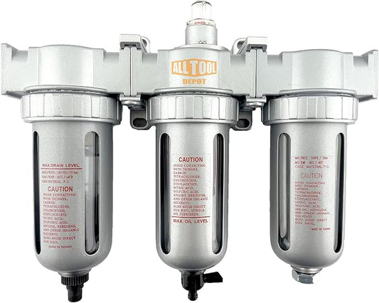 1/2" NPT MID FLOW 3 Stages Filter Coalescing Desiccant Dryer System