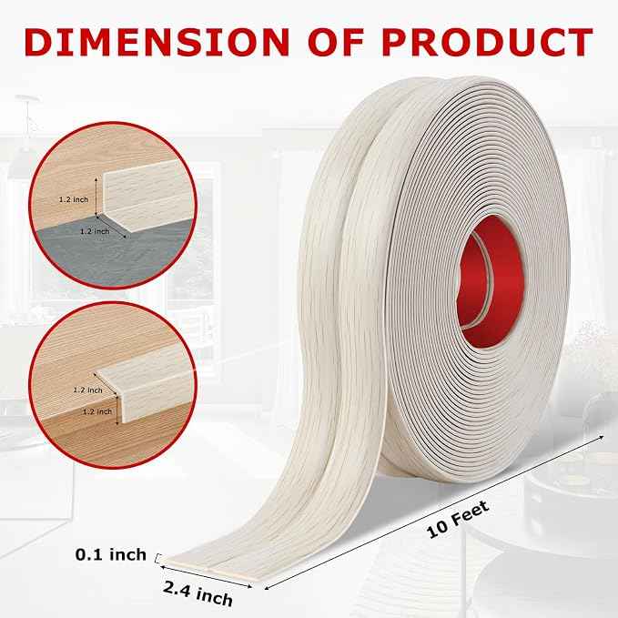 Flexible Wall Corner Protector Moulding Trim Peel and Stick Wall Corner Guards