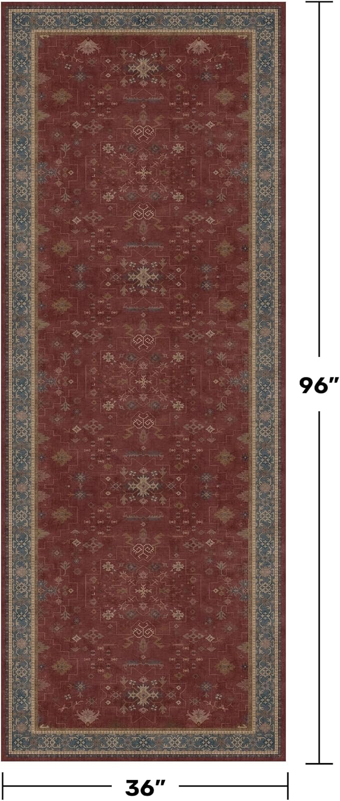 Washable 3x8 Entry Way Rugs Indoor