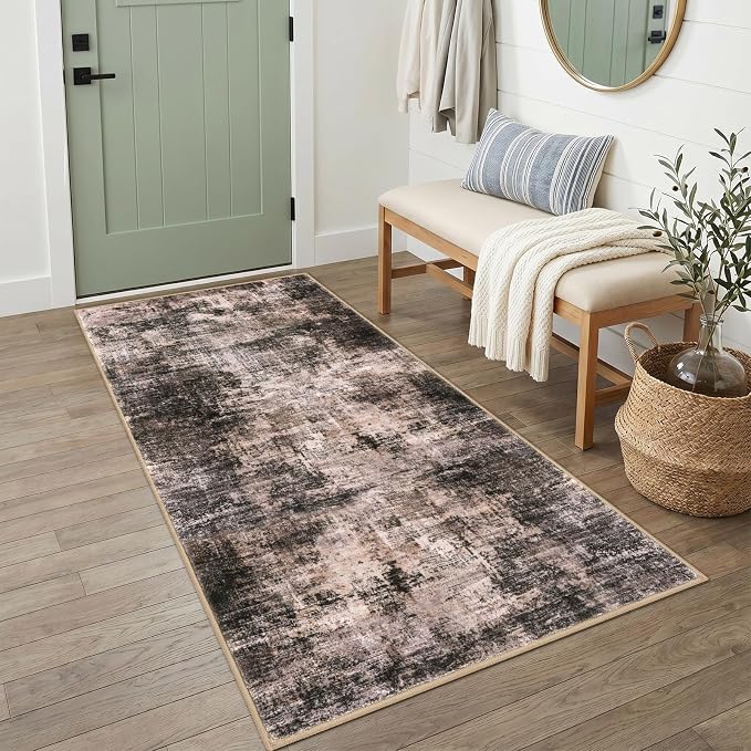 IOHOUZE Abstract Runner Rug 3x6 Ft Washable Runners