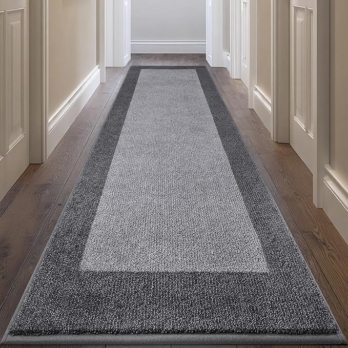 Machine Washable Runner Rug 32" x 96", Non Slip Kitchen Mat