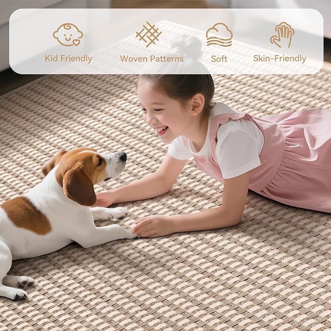 YDKGL 2x8 ft Hallway Runner Rug Extra Long Boho Woven Kitchen Runner Rugs Mat