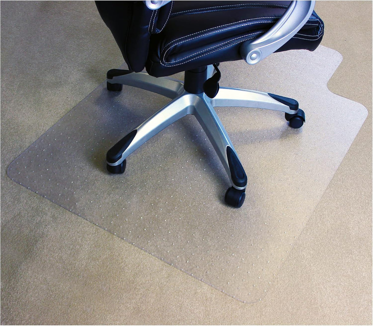 Marvelux Enhanced Polymer Durable Office Chair Mat for Carpets 36" x 48"