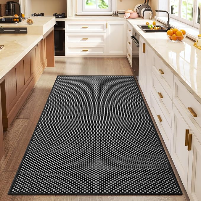 YDKGL 3x5 ft Area Rug Entryway Runner Rug Non Slip Washable, Boho Woven Kitchen