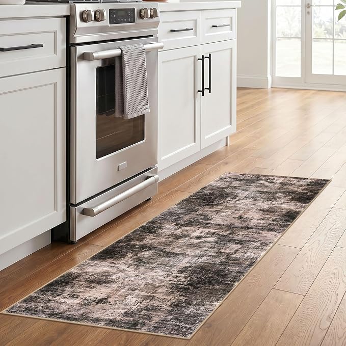 IOHOUZE Abstract Runner Rug 2x6 Ft Washable Runners