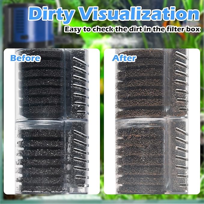 TARARIUM Fish Tank Filter Powerful 400GPH