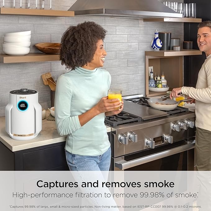 Shark Air Purifier for Home, NeverChange Compact Pro, for Bedroom, Home Office
