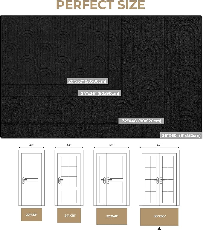 GRANNY SAYS Door Mat Indoor Entrance Non-Slip, Welcome Mats Front Door Mat