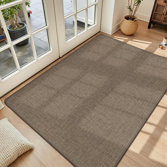 LEKEEPGO Ultra Thin Indoor Door Mat 36"x59", Low-Profile Door Mat Indoor
