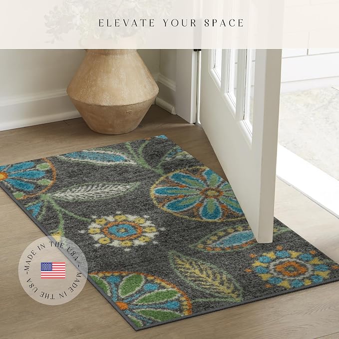 Maples Rugs Reggie Floral Kitchen Rug