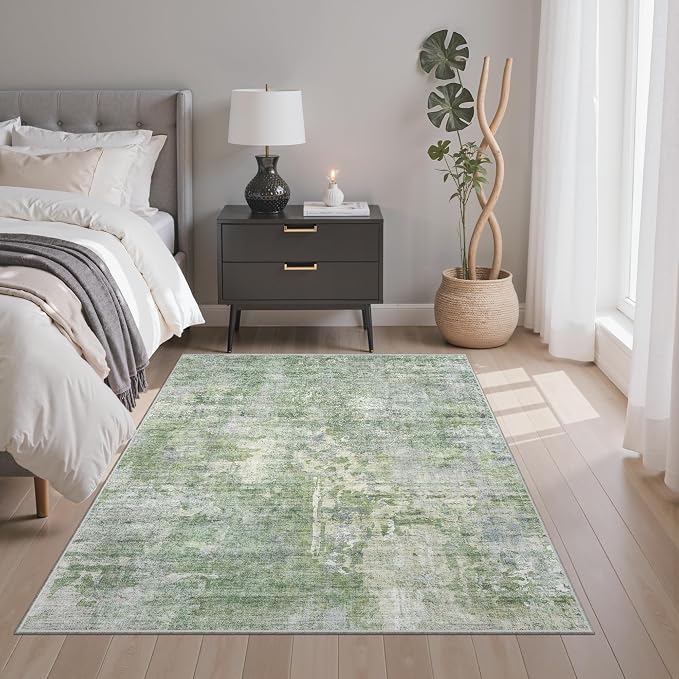 3x5 Rug, Abstract Small Area Rug