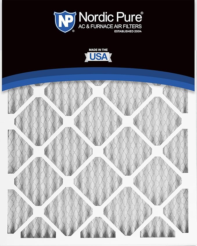 Nordic Pure 18x24x1 Pleated MERV 10 Air Filters 3 Pack