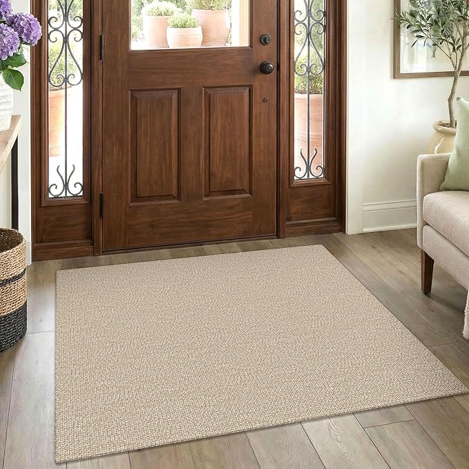 EARTHALL Washable Area Rug 3x4 Ft Non Slip Rugs