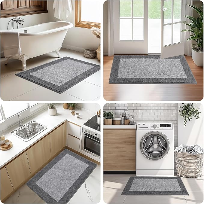 Machine Washable Runner Rug 32" x 96", Non Slip Kitchen Mat