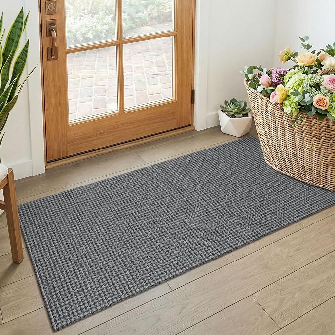 KOZYFLY 2x4 Entry Runner Rug, Small Washable Runners