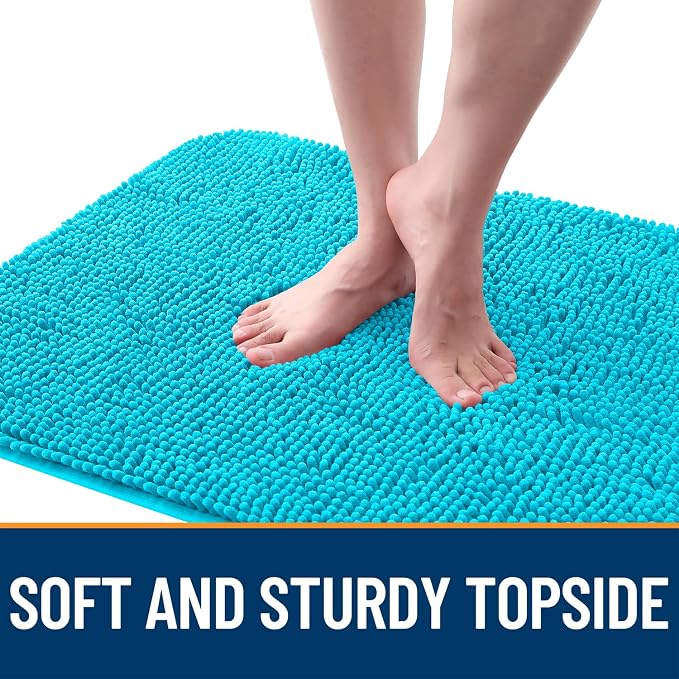 OLANLY Dog Door Mat for Muddy Paws 59x20, Absorbs Moisture and Dirt, Absorbent