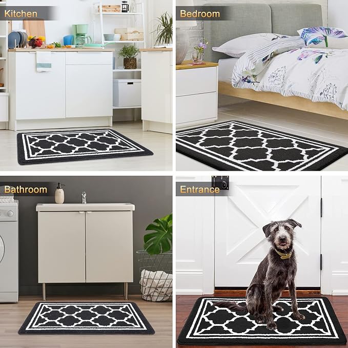 Buganda Runner Indoor Door Mat, Dirt-Resistant and Absorbent Doormat, Low