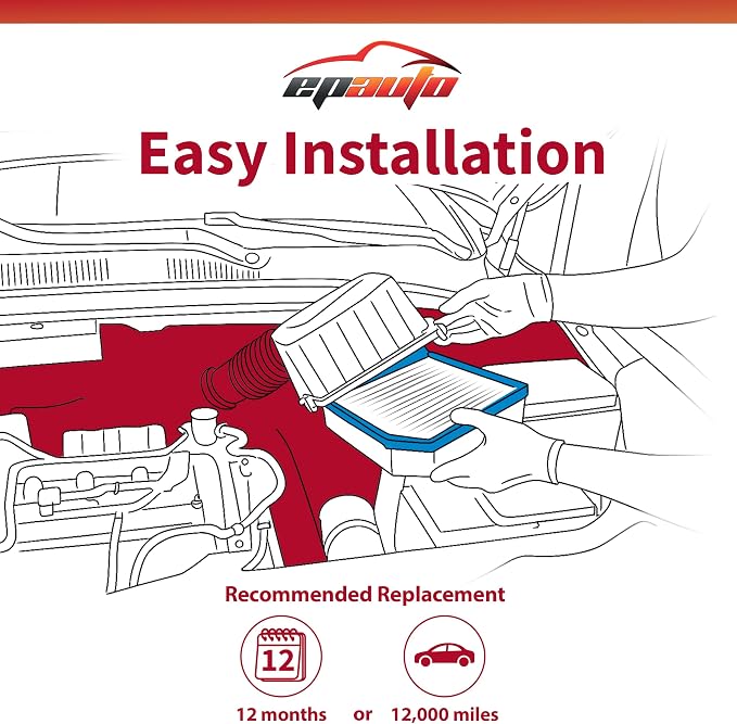 EPAuto GP440 Engine Air Filter Replacement