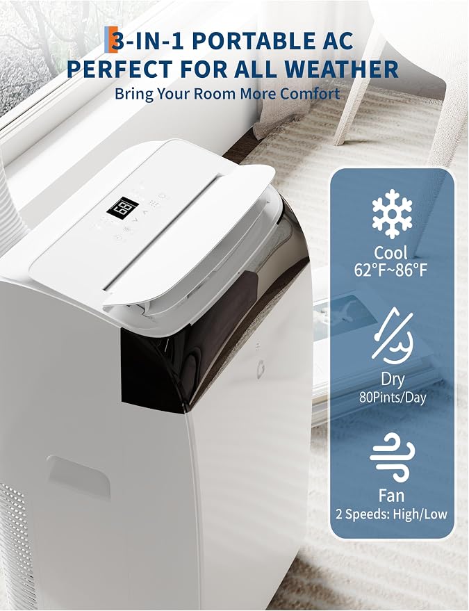 GarveeLife 12, 000 BTU Portable Air Conditioners