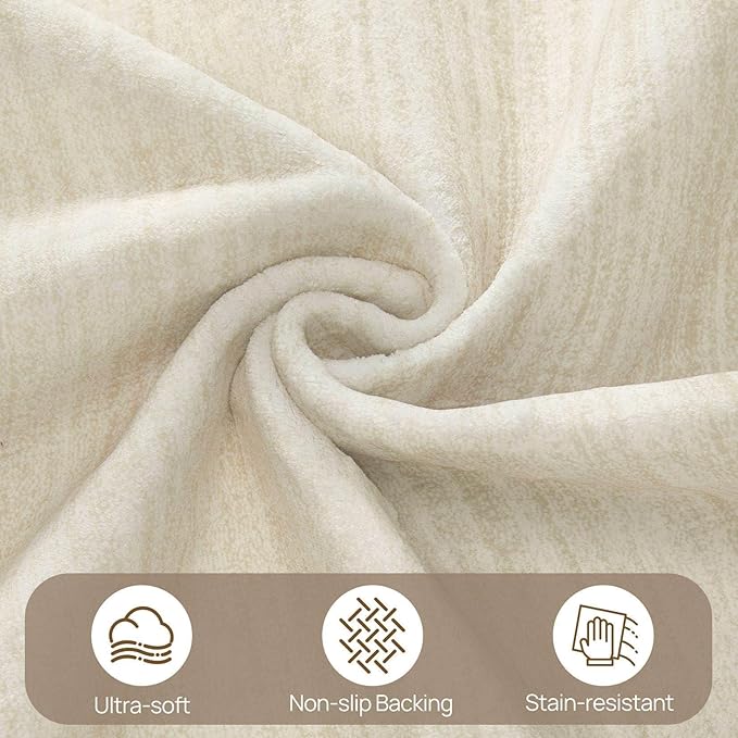 UERMEI 7x9 Washable Area Rug