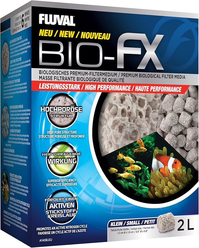 Fluval BIO-FX Biological Filter Media – 2 L Premium Ceramic Bio Media