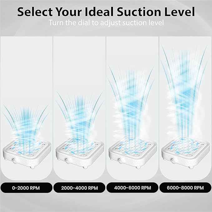 Nail Dust Collector Quiet & Powerful