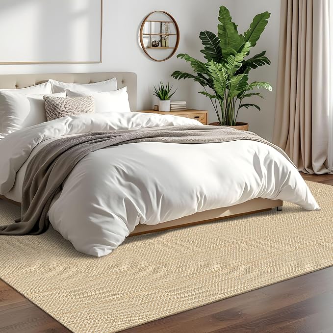 IOHOUZE Washable Area Rug 6x9 Non Slip Rubber Backed Rugs