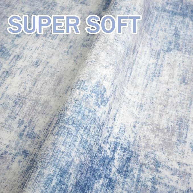 IOHOUZE Abstract Runner Rug 3x18 Ft Washable Runners