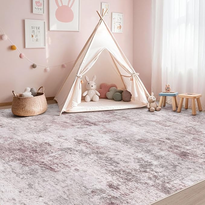 UERMEI 9x12 Washable Area Rug