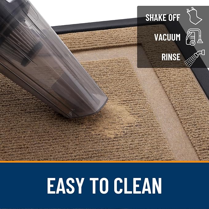 OLANLY Front Door Mat Indoor Outdoor Entrance, Waterproof All-Season,