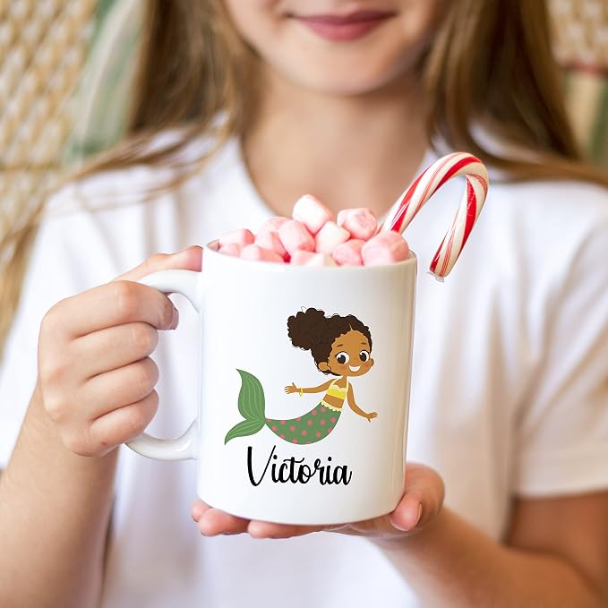 Personalized Mug for Kids, Girls | Customized Hot Chocolate, Coffee & Tea Cup |