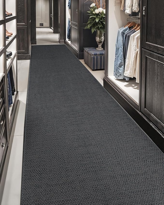 Color&Geometry Door Mat 2'4"x8' Runner Rug
